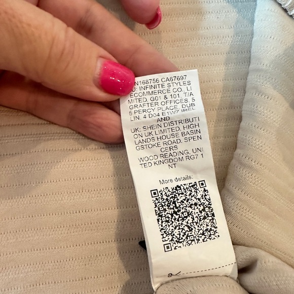 SHEIN Curve 2XL Plus Cream and Brown Ribbed Tunics Base Layer Staple Lot of 2 - Picture 10 of 15